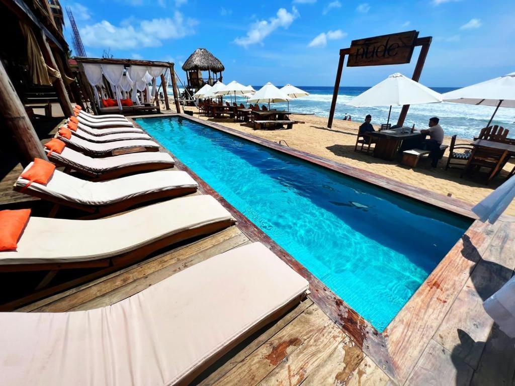 Hotel Nude Zipolite Buitenkant foto