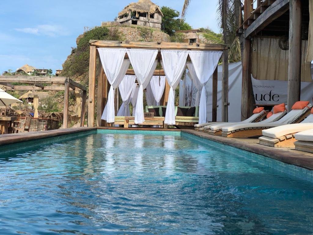 Hotel Nude Zipolite Buitenkant foto